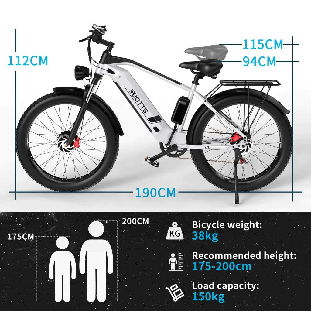 DUOTTS F26 Pro Electric Mountain Bike-Vostro Cycles