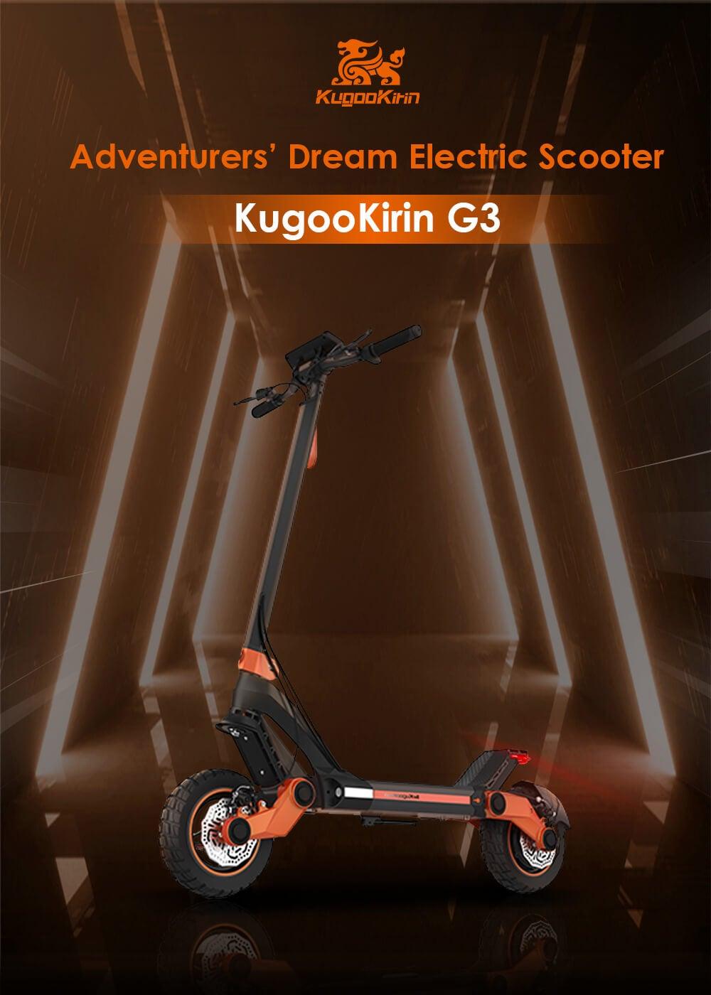 Kukirin (Kugoo) G3 Adventurers Electric Scooter-Vostro Cycles